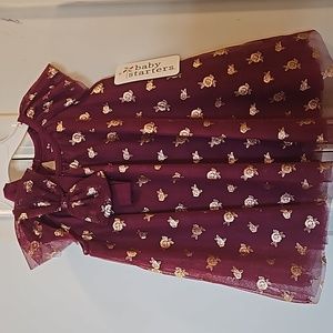 🆕 9-month formal dress with matching headband and onesie snap